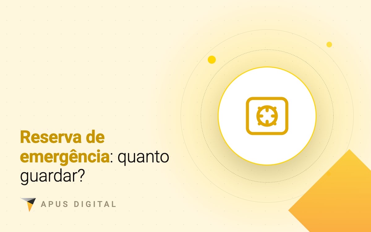 Cofre representando reserva de emergência rendendo todo dia